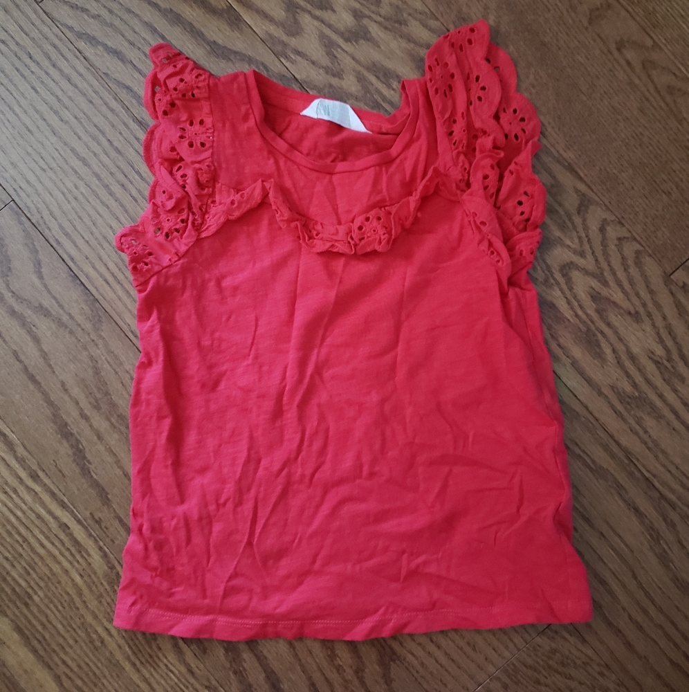 H&M 6-8 red top